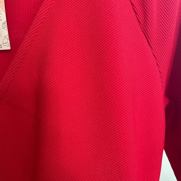 NWT BTFBM Red Ribbed Dress - Picture 3 of 4